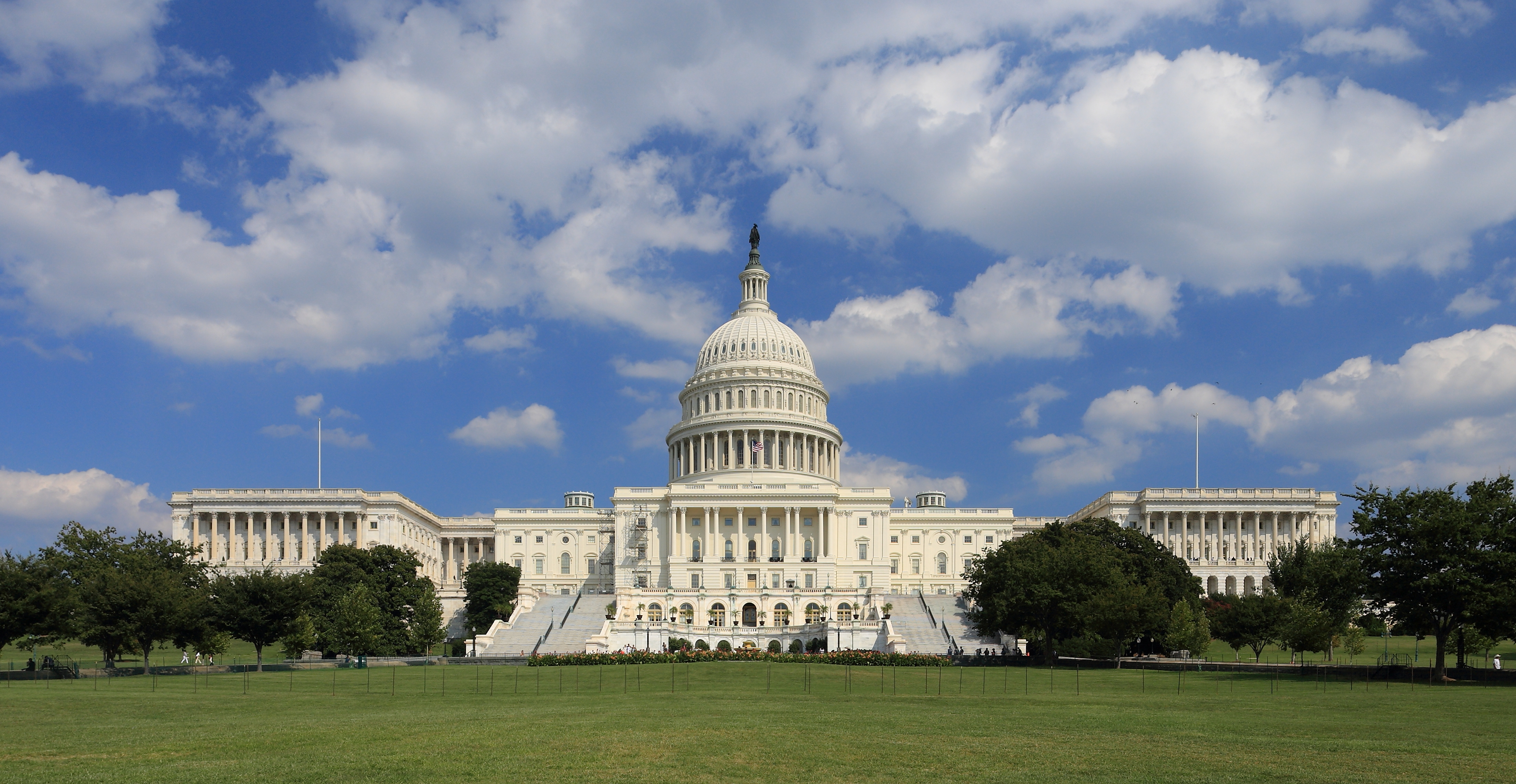 The west side of the United States Capitol building