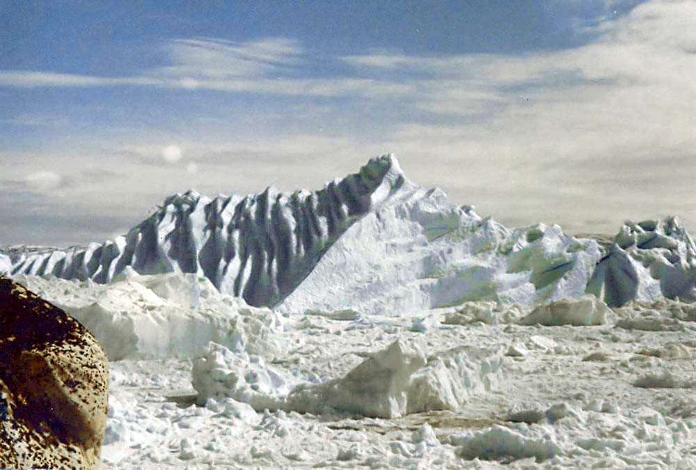The Ilulissat Icefjord in West Greenland