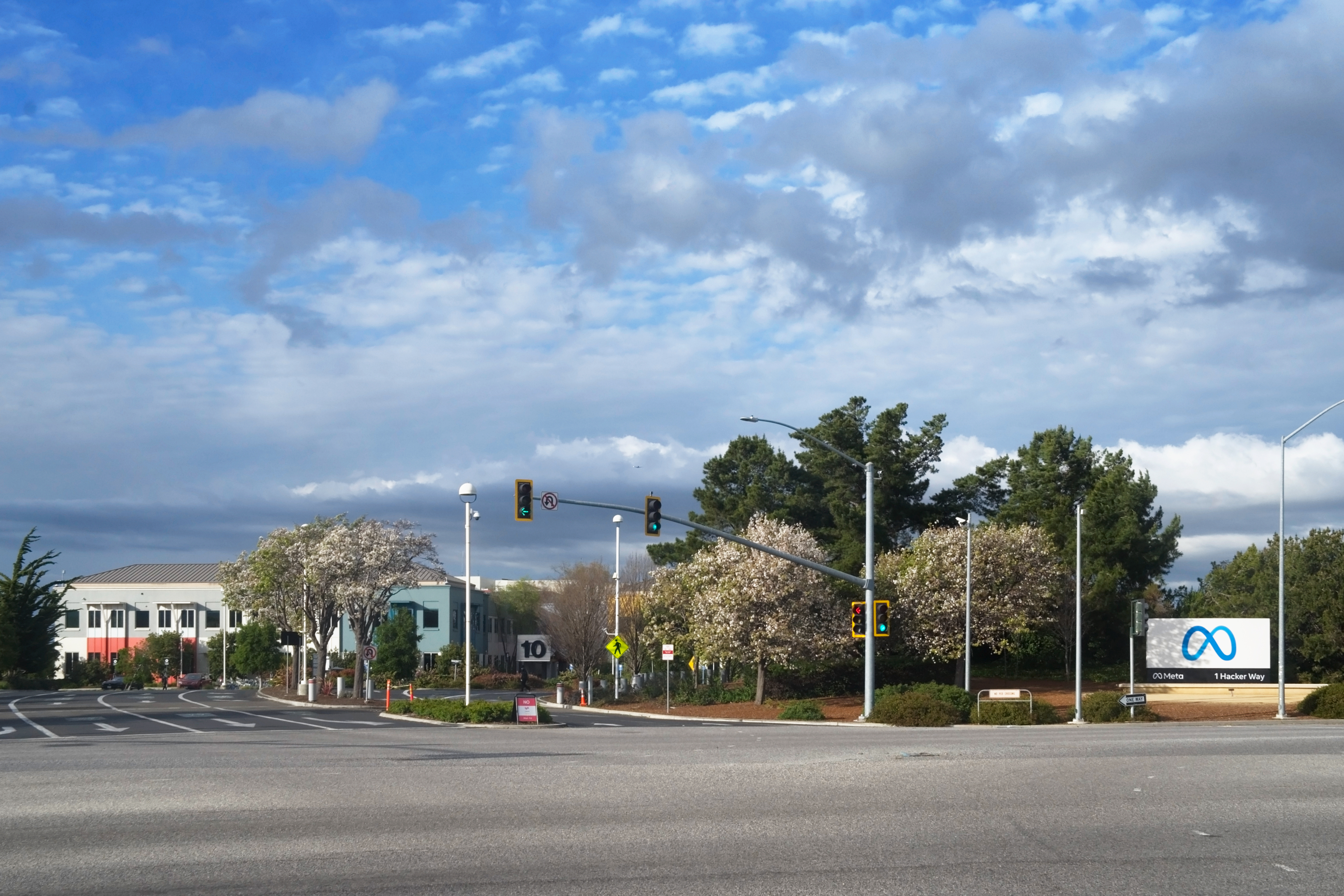Meta Platforms headquarters complex in Menlo Park, California